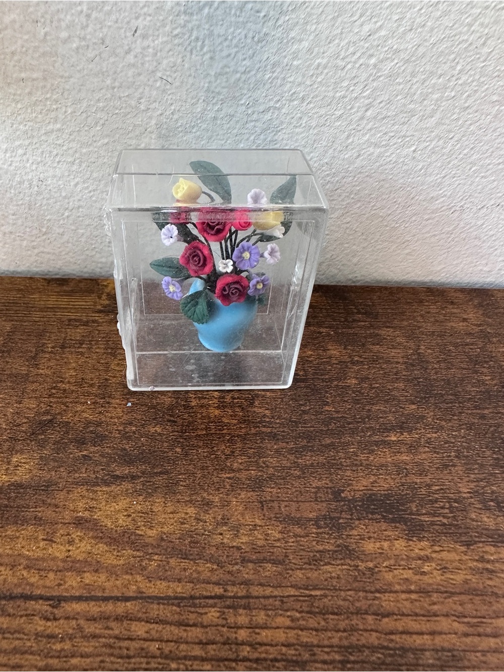 Vintage Dollhouse Miniature Garden Lot Metal Wire Carts Birdcages Flowers 1:12 - Picture 4 of 7